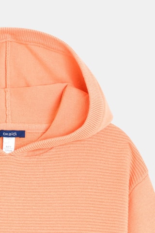 Pull à capuche - Orange - Okaidi