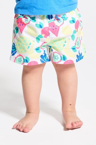 Short de bain - Blanc - Obaibi
