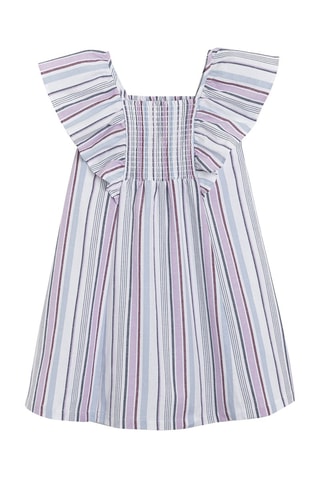 Robe - Blanc et gris clair 