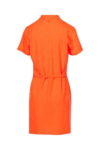 Vestido camisero de lino Legata - Naranja 