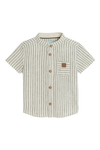 Chemise en lin - Beige - Obaibi