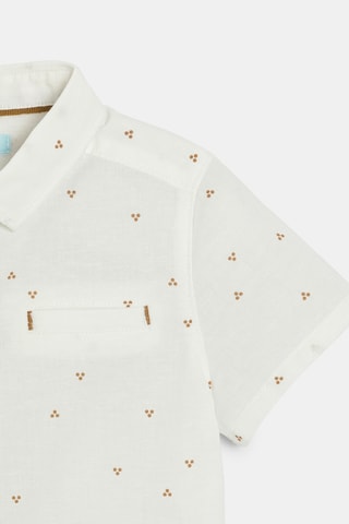Chemise en lin - Blanc - Obaibi