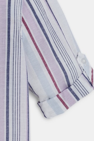 Chemise en lin - Blanc - Okaidi