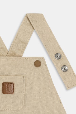Salopette-short sans manches - Beige - Obaibi