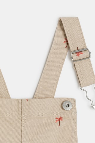 Salopette-short - Beige - Okaidi