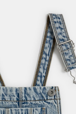 Salopette-short - Bleu clair - Okaidi