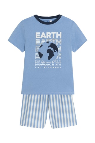 Pyjama - Bleu clair et bleu - Okaidi