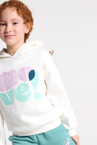 Sweat à capuche - Blanc - Okaidi