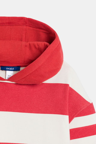 Sweat à capuche - Rouge - Okaidi