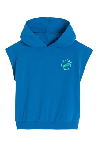 Sweat à capuche - Bleu - Okaidi