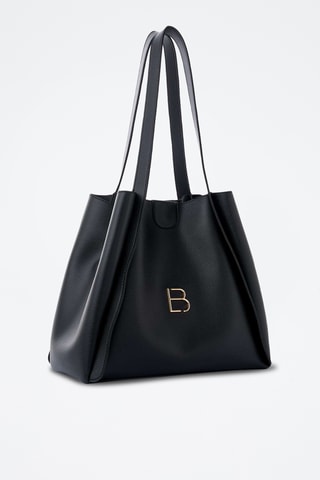 Sac porté épaule et pochette - Noir