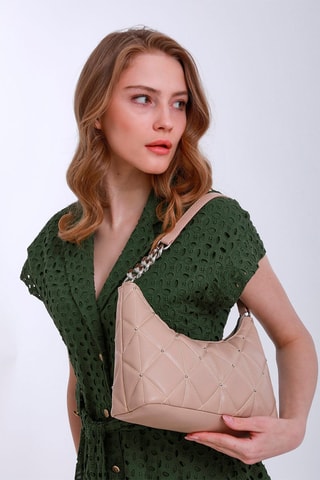 Sac porté épaule Marron - Marron