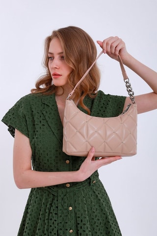 Sac porté épaule Marron - Marron