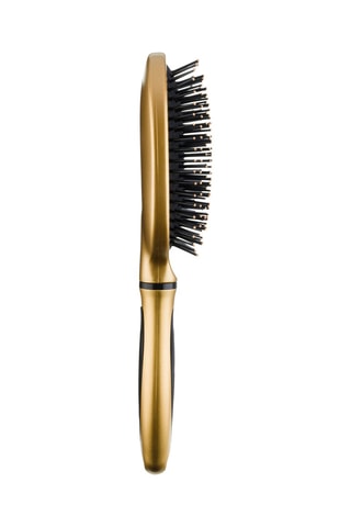 Escova de cabelo - Dourado e preto