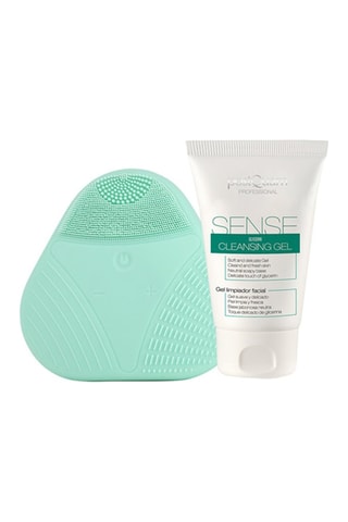 Escova de limpeza facial e Gel de limpeza para o rosto