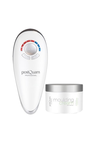 Massajador anti-celulite eletroestimulação e creme modelador