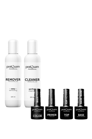 Coffret manicure semi permanente preto - 6 produtos