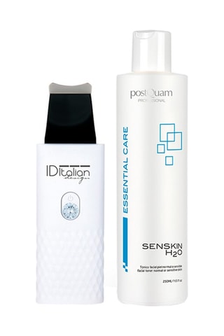 Purificador de pele derma sónico e loção tónica acalmante