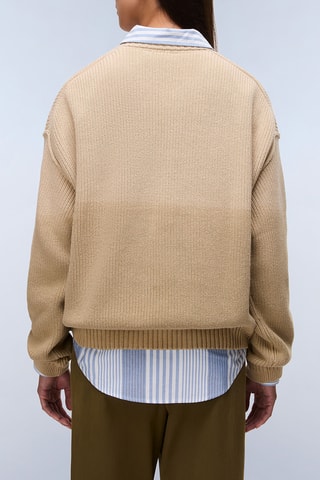 Jersey dip-dye - D-Quartz C W - Beige