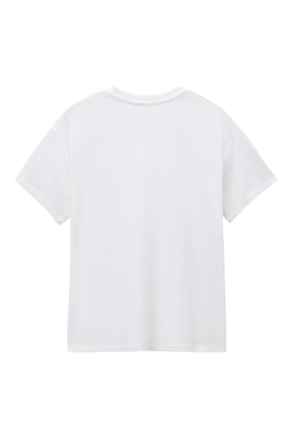 Camiseta relaxed - S-Nina - Blanco