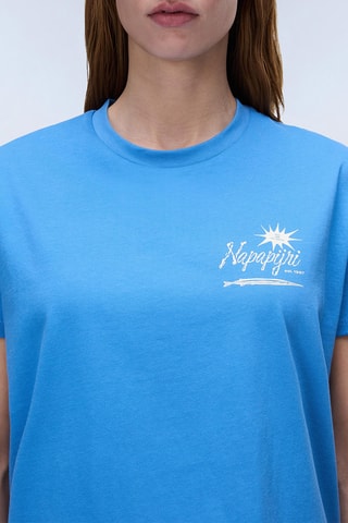 Camiseta relaxed - S-Antimony Ss W - Azul cobalto