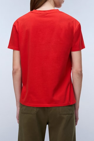 Camiseta relaxed - S-Antimony Ss W - Rojo