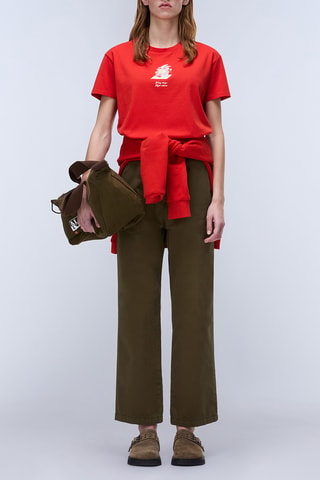 Camiseta relaxed - S-Antimony Ss W - Rojo