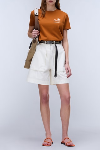 Camiseta relaxed - S-Antimony Ss W - Marrón