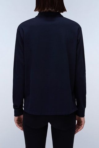 Polo regular fit - E-Dini Ls W - Azul noche