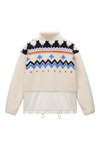 Chaqueta polar - T-Ansei Fz W - Beige claro