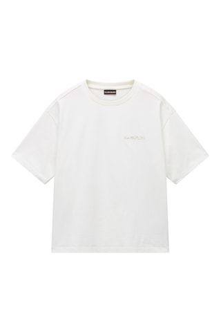 Camiseta loose - S-Campido Ss W - Blanco