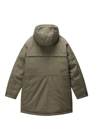 Parka de lana con capucha - A-Cibiana W - Caqui
