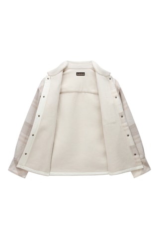 Sobrecamisa de lana - O-Laugen W - Beige
