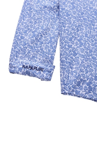 Camisa relaxed - G-Elior Ls Aop - Celeste