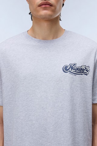 T-shirt relaxed - S-Zinc Ss - Gris chiné