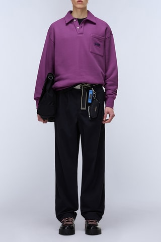 Pantalón chino loose - M-Spejil - Negro
