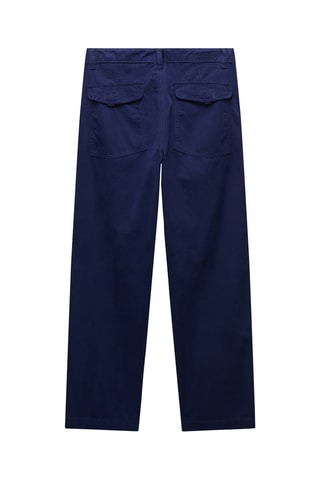 Pantalón chino loose - M-Spejil - Azul oscuro