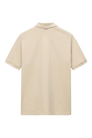 Polo regular - Elbas Jersey - Beige