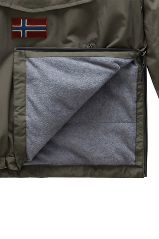 Cortavientos con capucha - Rainforest Pocket 2 - Verde oscuro