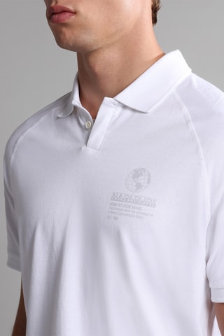 Polo regular - E-Santiago Ss - Blanc