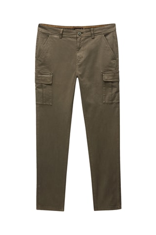 Pantalón regular fit - M-Yasuni Sl - Verde oscuro