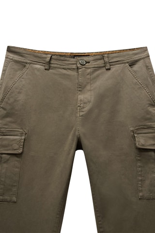 Pantalón regular fit - M-Yasuni Sl - Verde oscuro