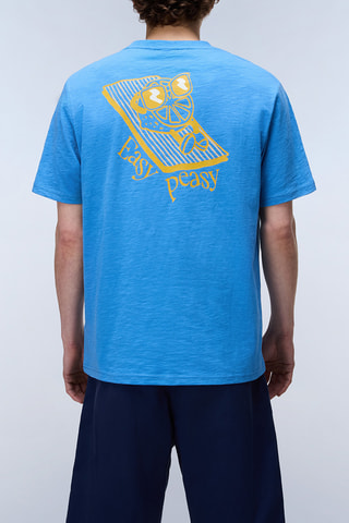 T-shirt relaxed - S-Elior Ss - Ciel