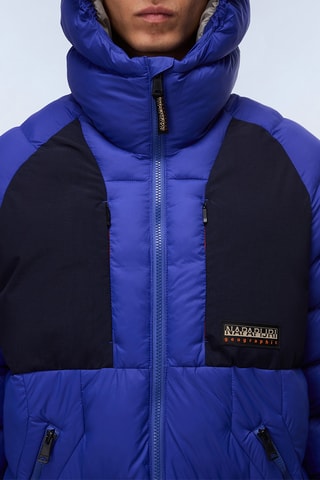 Anorak con capucha - A-Moesa Puf - Azul rey