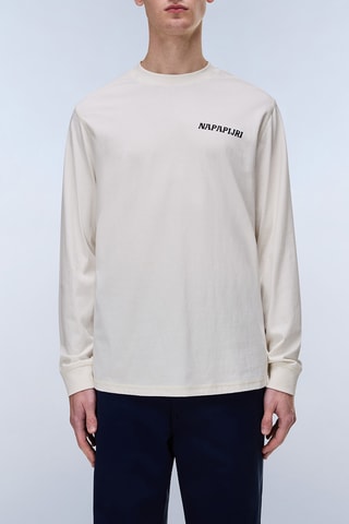 T-shirt relaxed - S-Sol Ls - Blanc