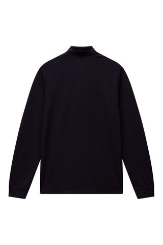Polo regular fit - Ealis Ls 1 - Negro