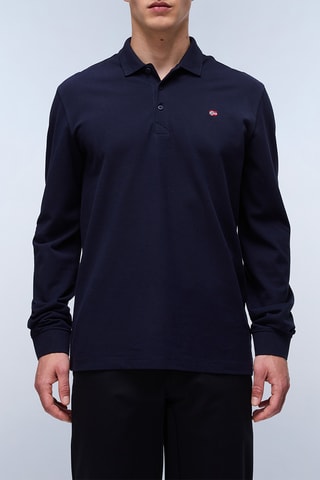 Polo regular fit - Ealis Ls 1 - Azul marino