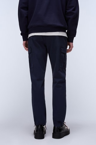Pantalón regular fit - M-Yasuni Sum - Azul marino