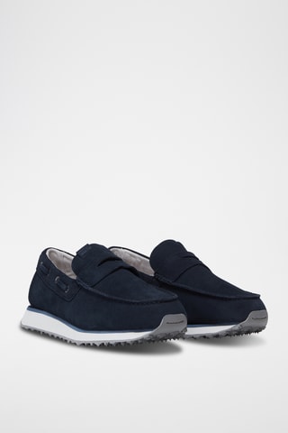 Mocasines de nobuk - S5Shard01/Sue - Azul marino