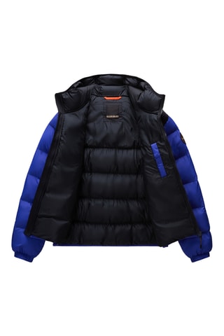 Anorak con capucha - A-Molveno Hood - Azul rey y negro